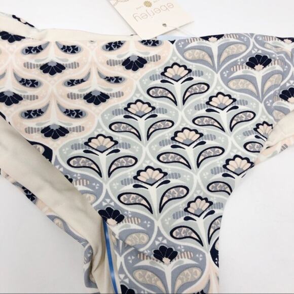 Eberjey Drifter Coco Multi Bikini Bottom Small NWT - Picture 7 of 8
